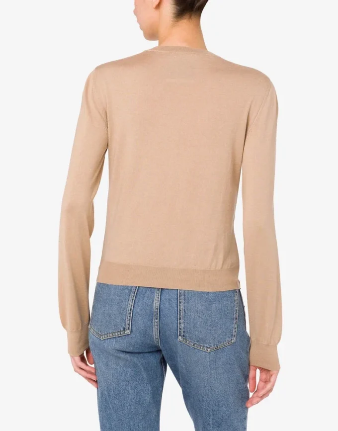 Pullover in lana e seta Golden M