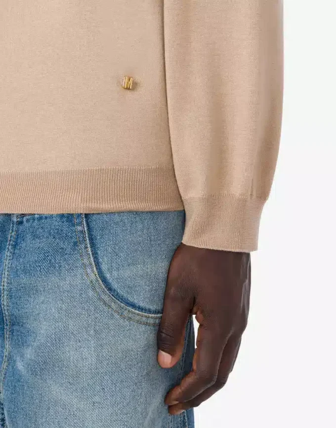 Pullover in lana e seta Golden M