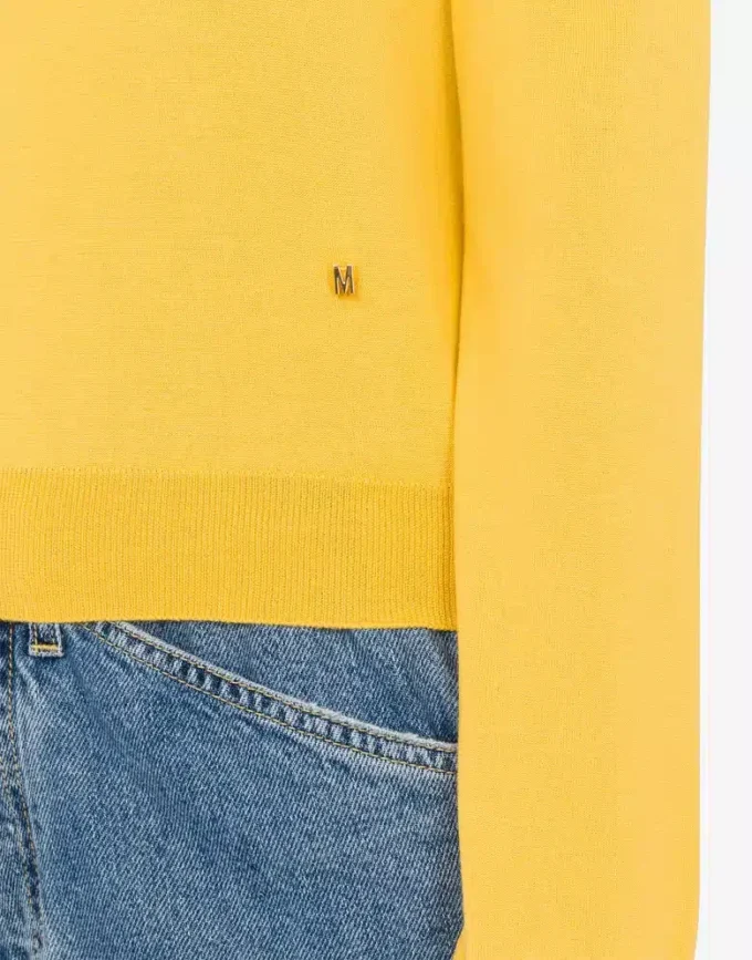 Pullover in lana e seta Golden M Pullover in lana e seta Golden M