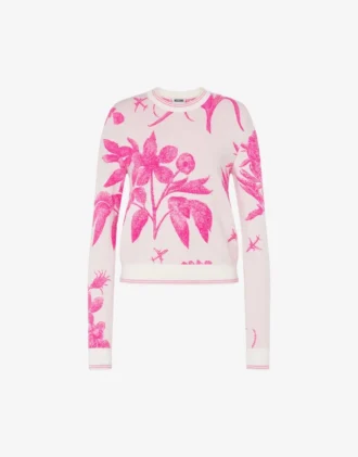 Pullover in lana elasticizzata