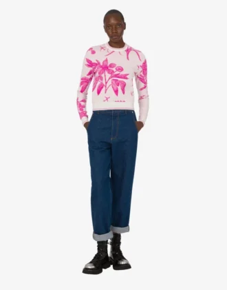 Pullover in lana elasticizzata
