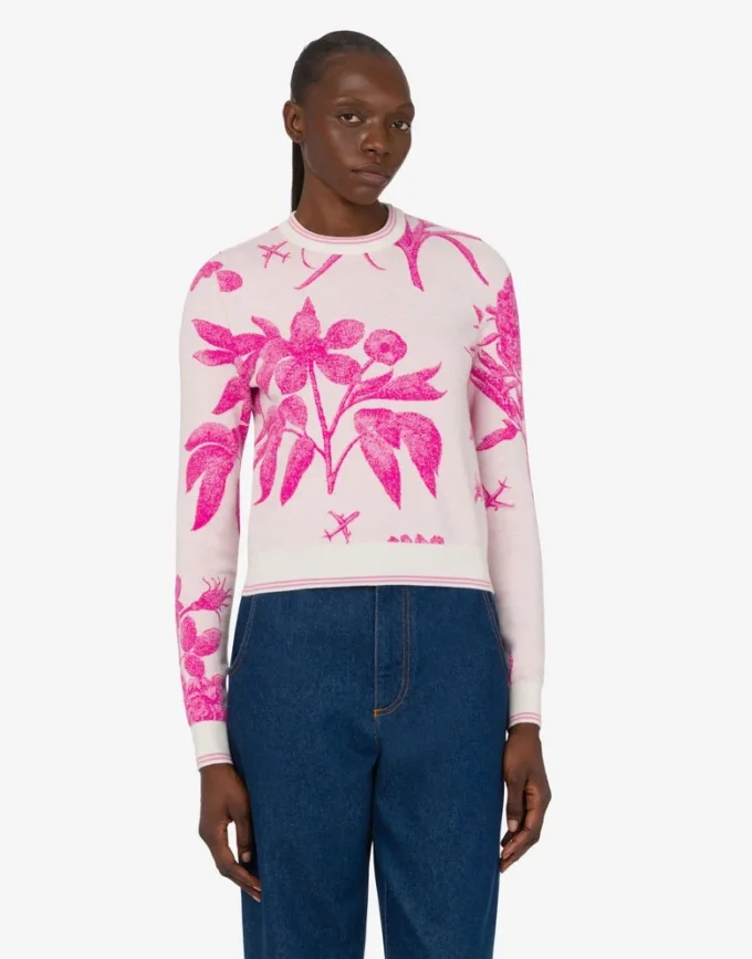 Pullover in lana elasticizzata