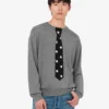 Pullover in lana merino extrafine con intarsio
