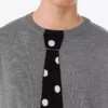 Pullover in lana merino extrafine con intarsio