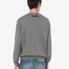 Pullover in lana merino extrafine con intarsio
