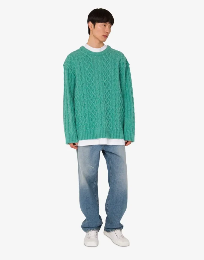 Pullover in lana Shetland