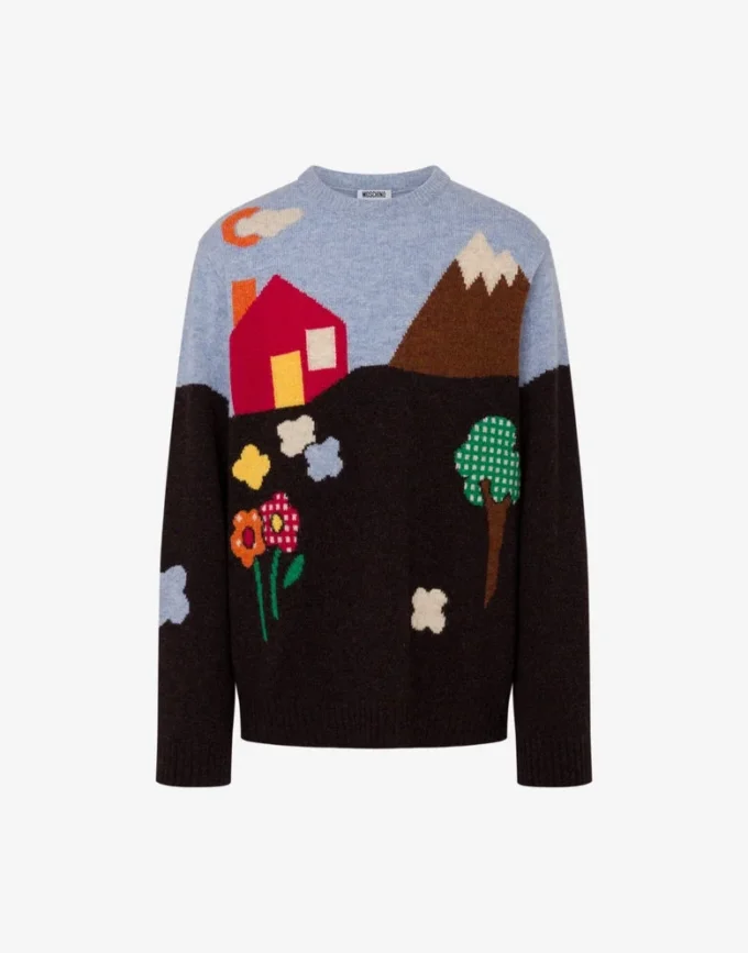 Pullover in lana Shetland Archivio