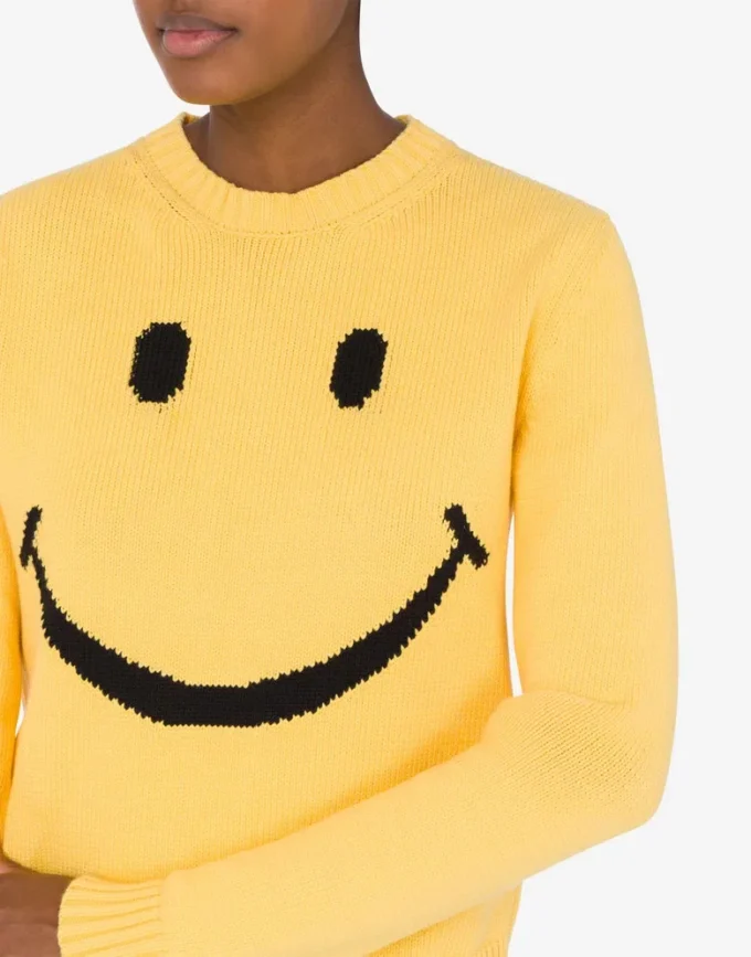 Pullover in misto cotone Smiley®