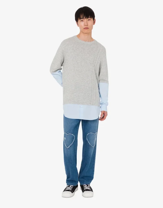 Pullover in misto lana e cashmere