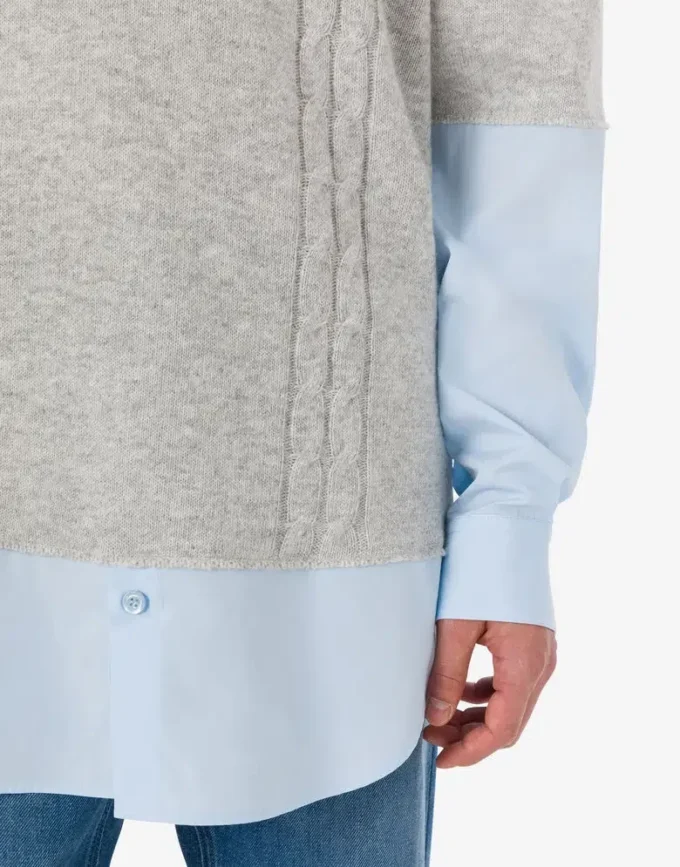 Pullover in misto lana e cashmere