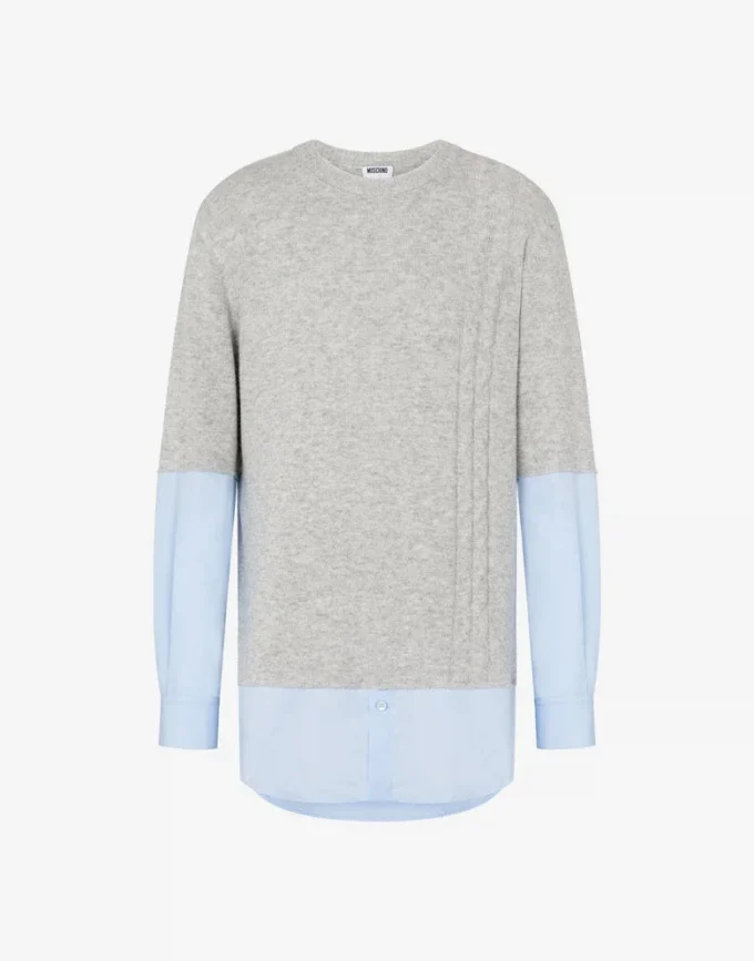 Pullover in misto lana e cashmere