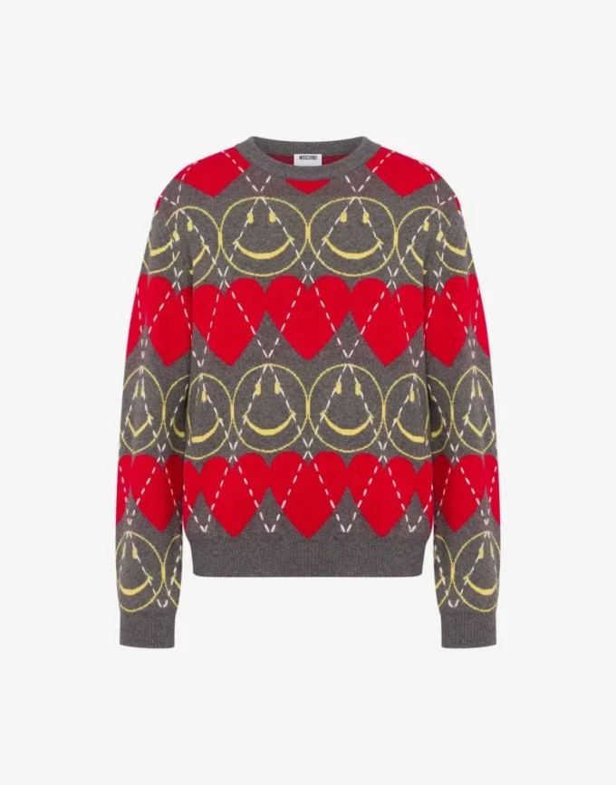 Pullover in misto lana Smiley®