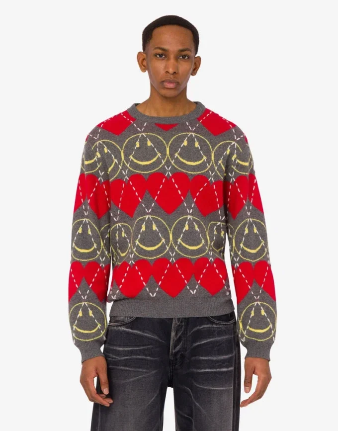 Pullover in misto lana Smiley®