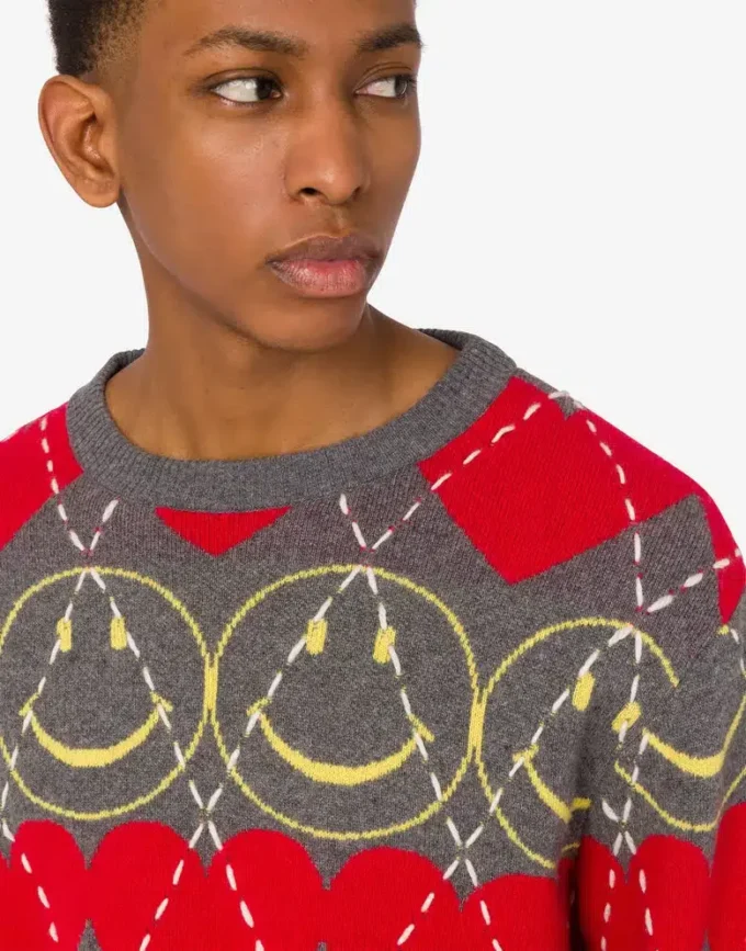 Pullover in misto lana Smiley®