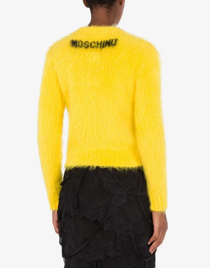 Pullover in mohair spazzolato Smiley Pullover in mohair spazzolato Smiley