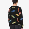 Pullover in puro cotone intarsiato