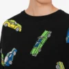 Pullover in puro cotone intarsiato