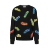 Pullover in puro cotone intarsiato