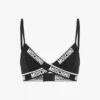 Reggiseno con fascia elastica con logo