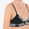 Reggiseno con fascia elastica con logo