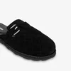 Sabot in pelle scamosciata trapuntata