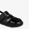 Sandali in pelle di vitello spazzolata