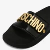 Sandalo in PVC con logo Lettering
