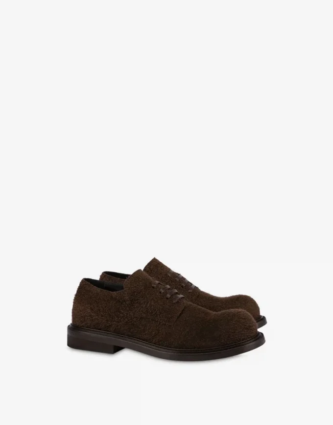 Scarpe derby in pelle scamosciata Oliver