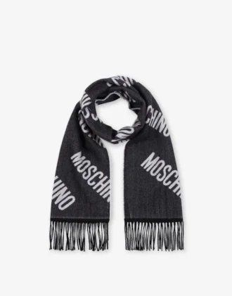 Sciarpa in lana jacquard