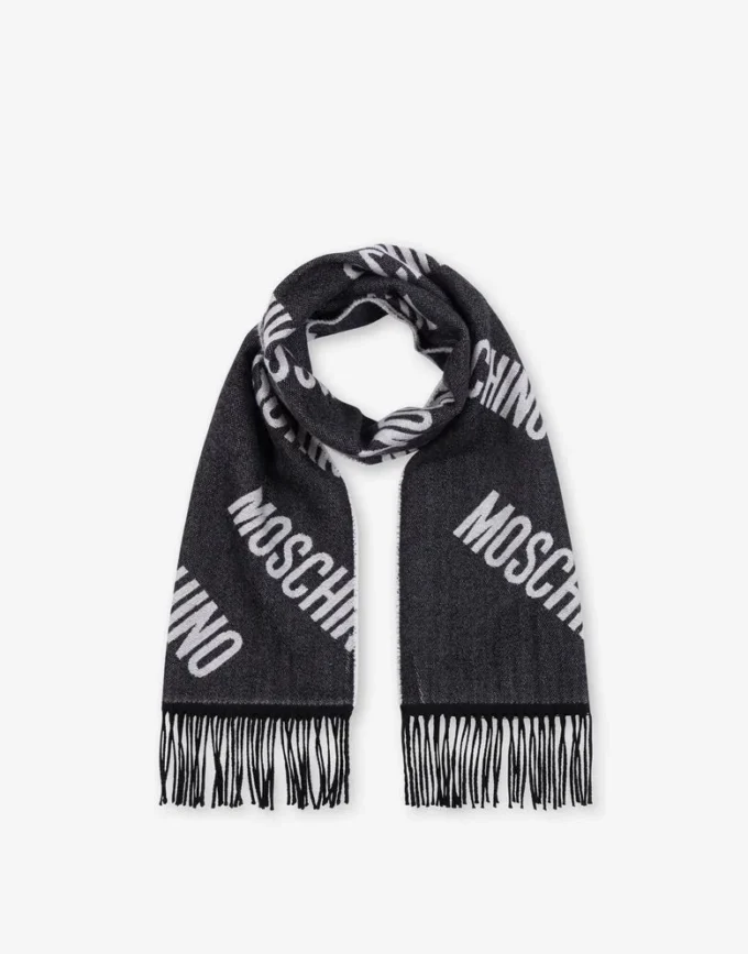 Sciarpa in lana jacquard