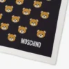 Sciarpa in seta con stampa all-over di orsacchiotti