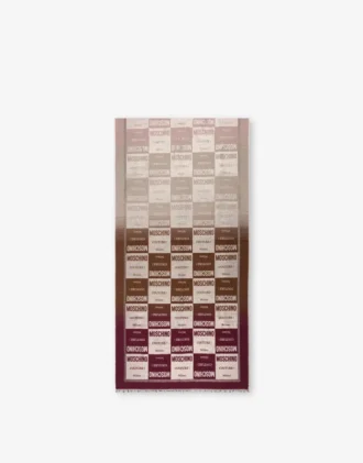 Sciarpa jacquard in misto lana
