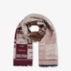 Sciarpa jacquard in misto lana