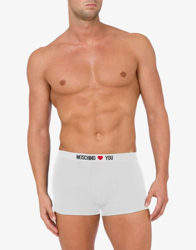 Set di 2 boxer in jersey elasticizzato My Valentine
