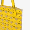 Shopper in pelle scamosciata Allover Smiley® Shopper in pelle scamosciata Allover Smiley®