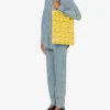 Shopper in pelle scamosciata Allover Smiley® Shopper in pelle scamosciata Allover Smiley®