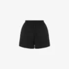 Shorts in popeline di cotone con stampa a pois