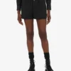Shorts in popeline di cotone con stampa a pois