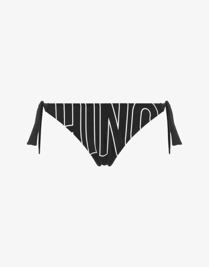Slip da bagno con logo in gomma