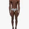 Slip da spiaggia con logo maxi