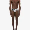 Slip da spiaggia con logo maxi