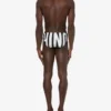 Slip da spiaggia con logo maxi