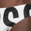 Slip da spiaggia con logo maxi