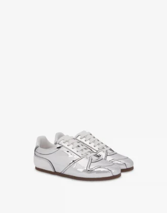 Sneakers con effetto specchio