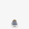 Sneakers in denim floccato