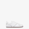 Sneakers in pelle di vitello e pelle scamosciata