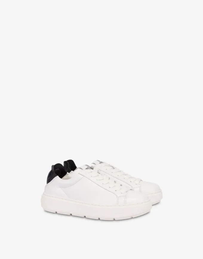 Sneakers in pelle nappa e pelle di agnello Sneakers in pelle nappa e pelle di agnello