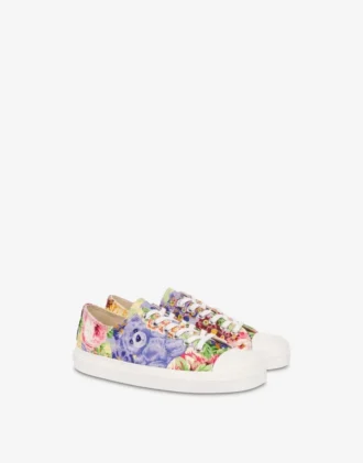 Sneakers in tela stampata