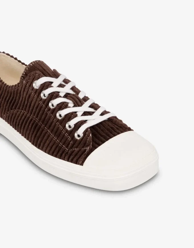 Sneakers in velluto a coste