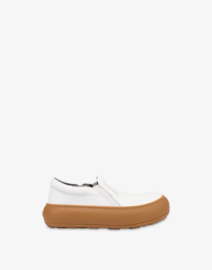 Sneakers slip-on in pelle di vitello Sneakers slip-on in pelle di vitello